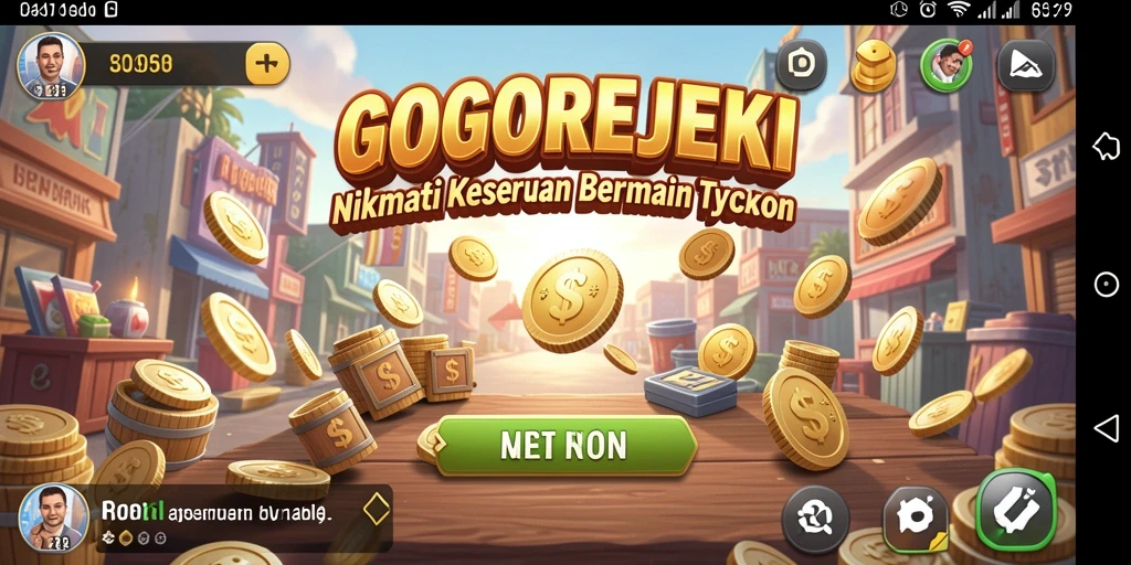 Gameplay seru di GOGOREJEKI dengan berbagai jenis usaha.