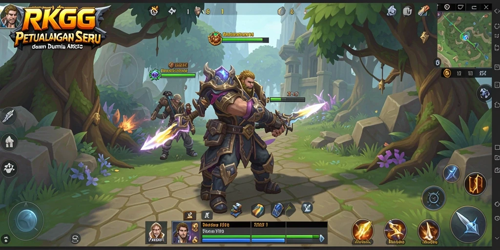 Screenshot RKGG menampilkan aksi seru dalam dunia ARPG.